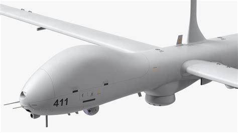 Elbit Hermes Uav Flight D Model Ds Blend C D Fbx Max