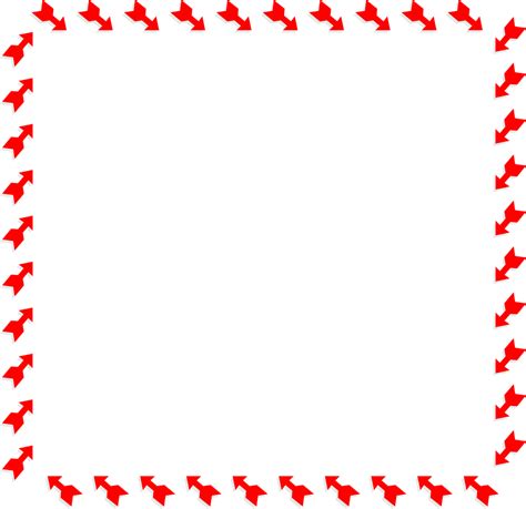 Arrow border clip art