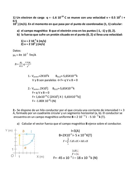 Ejercicios Practiova De Proyecato De Caso Un Electron De Carga Q