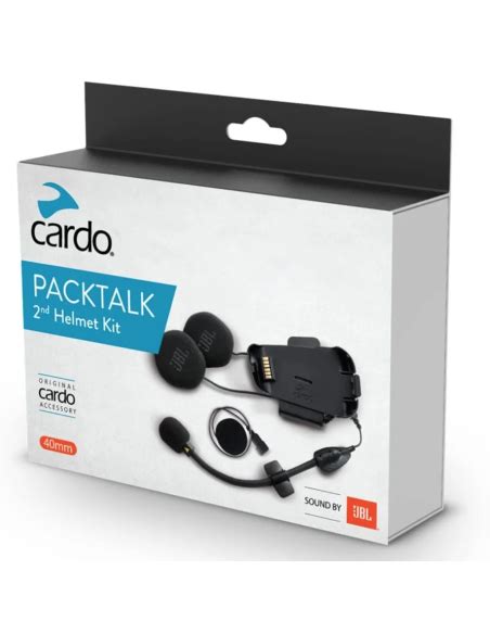 Cardo Packtalk Bold Smartpack Kit Audio Pour Deuxi Me Casque Haut