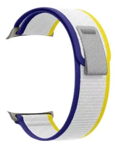 Pulseira Nylon Loop Trail Para Smartwatch W Pro A Mm Cor Amarelo