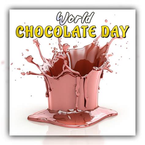 Premium Psd World Chocolate Day Background