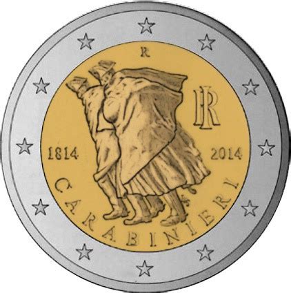 Euro Commemorative Coin Italy Carabinieri Romacoins