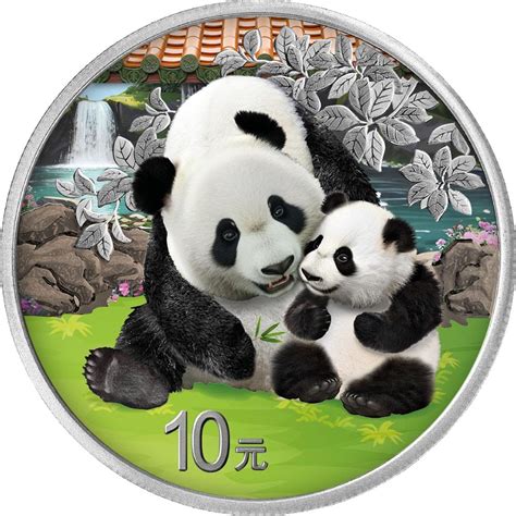 30g Silber China Panda 2024 Auflage 1 888 Coloriert Produktkarte