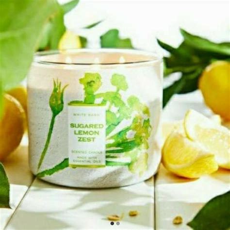 Jual Bath Body Works BBW SUGARED LEMON ZEST 3 Wick Candle 411 G