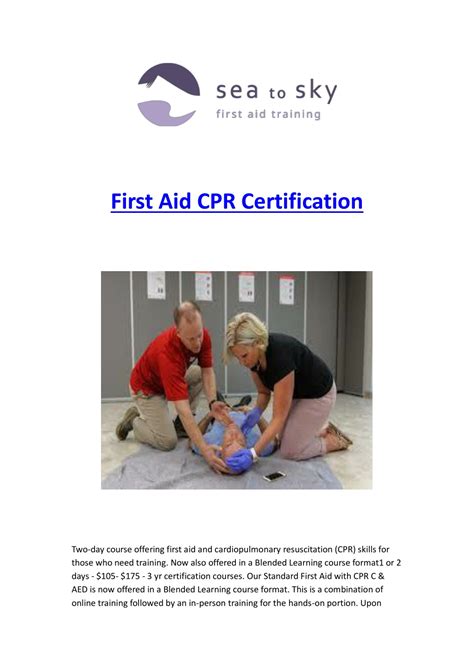 Ppt First Aid Cpr Certification Powerpoint Presentation Free