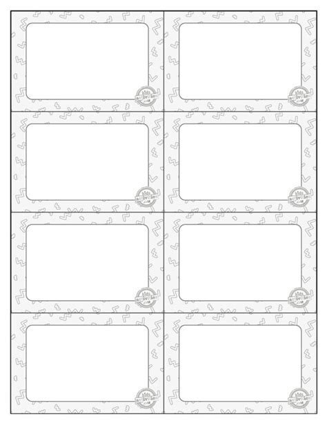 Free Printable Name Tags For School, Parties, & More | Kids Activities Blog