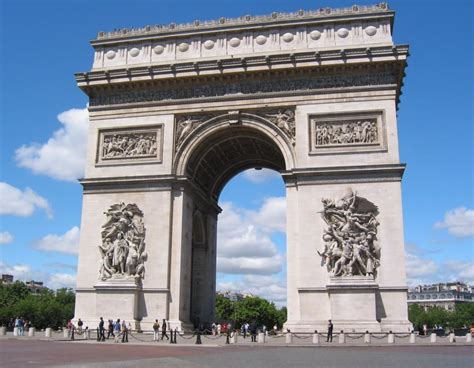 World Visits Arc De Triomphe Popular Monument In Paris