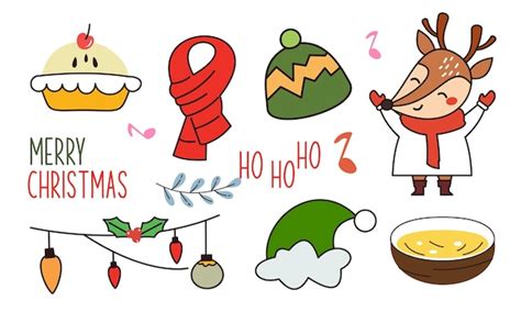 Christmas Food Clipart Vectors And Illustrations For Free Download Freepik