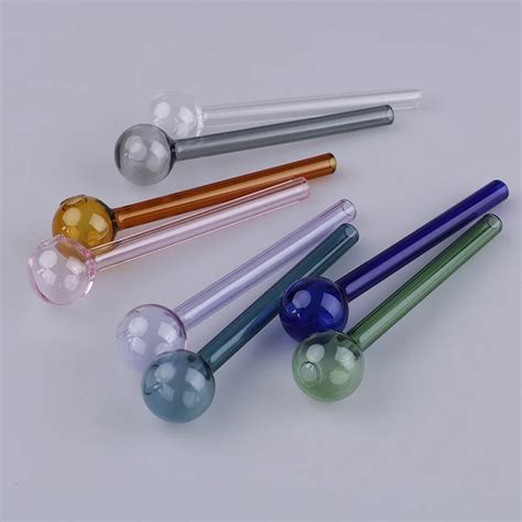 Creative Borosilicate Glass Tube Pipe Tobacco Oil Burner Pipes For Smoker T To Friends In