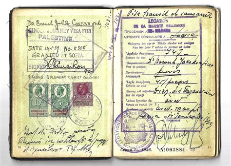 1939 Bulgarian Passport Used By Jewish Rescuer Collectors Weekly