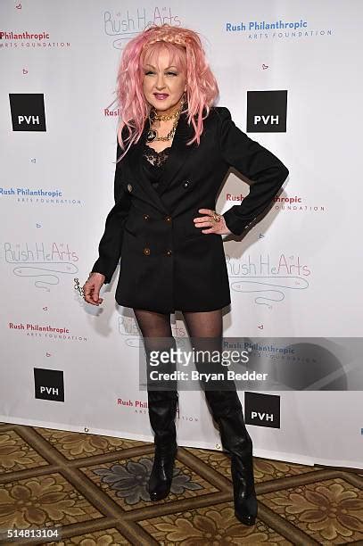 59 True Colors Fund Co Founder Cyndi Lauper Stock Photos High Res