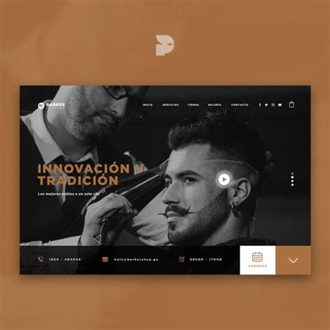 Diseño Página Web Para Peluquería Barber Prosandoval Creativo