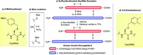 A Cys Thiol Protection With The 4 Methoxybenzyl Mob Protecting