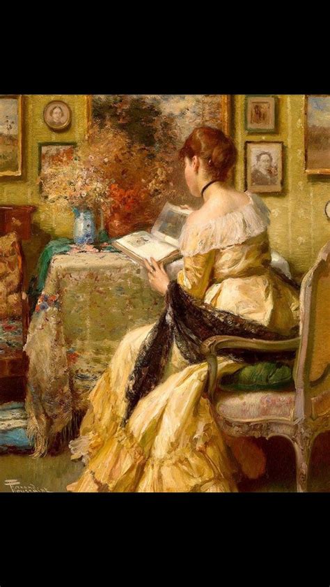 Victorian Woman Reading Book Victorian Paintings Classic Paintings