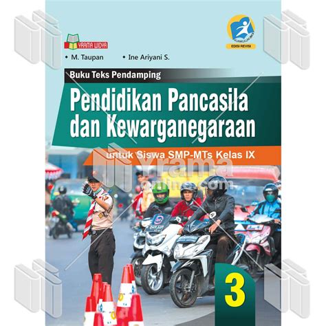 Jual Buku Pendidikan Pancasila Dan Kewarganegaraan Untuk Siswa Smp Mts