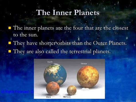 The Inner Planets