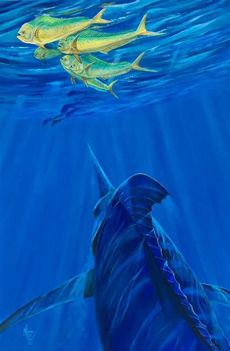 Blue Marlin 11 X 15 Original Oil Painting Marine Etsy Artofit