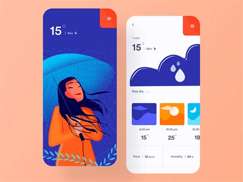 Browse thousands of Weather Card images for design inspiration | Dribbble