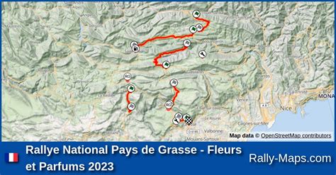 Maps Rallye National Pays De Grasse Fleurs Et Parfums 2023 Coupe