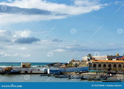 View Of Bhagavathi Amman Temple. Kanyakumari, India Stock Photo | CartoonDealer.com #253370838