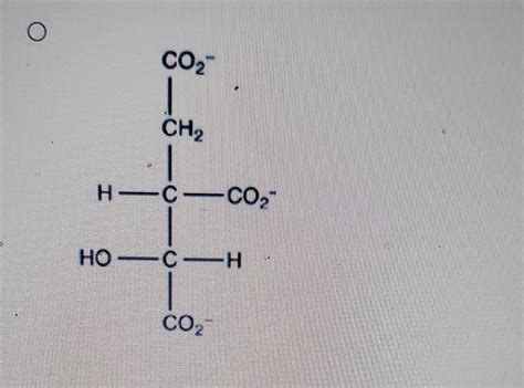 Solved In the second step of the citric acid cycle, citrate | Chegg.com