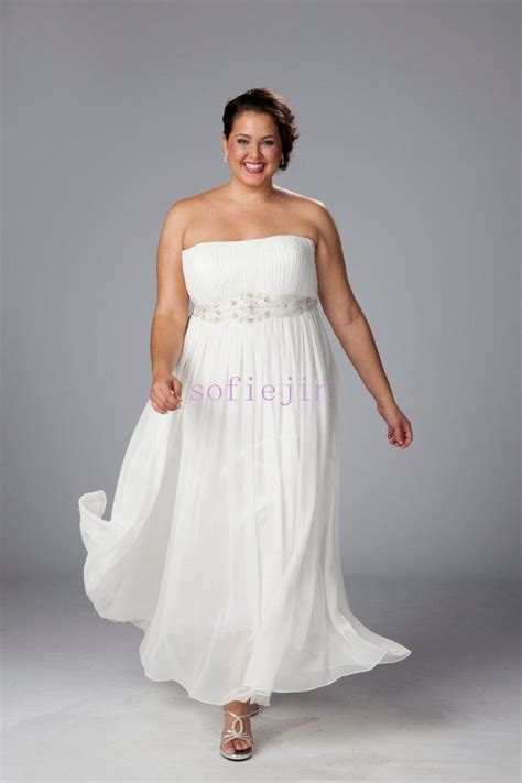 Casual Summer Plus Size Wedding Dresses