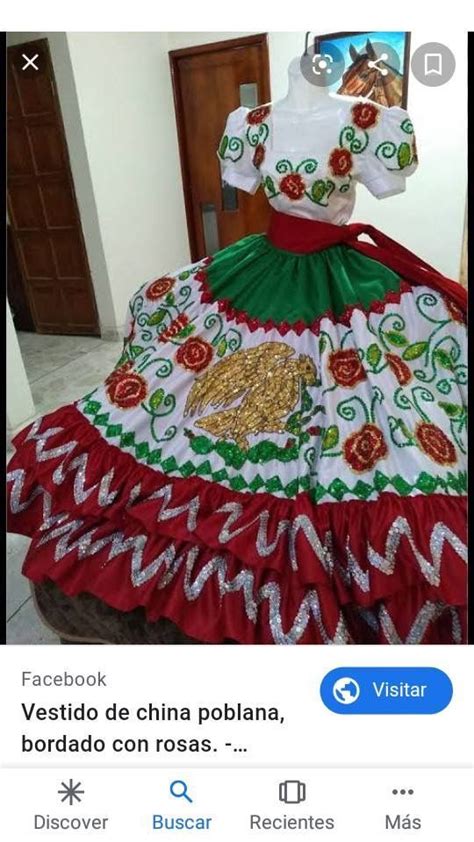 Pin de Goretti Vallejo en Guardado rápido Vestido de china poblana