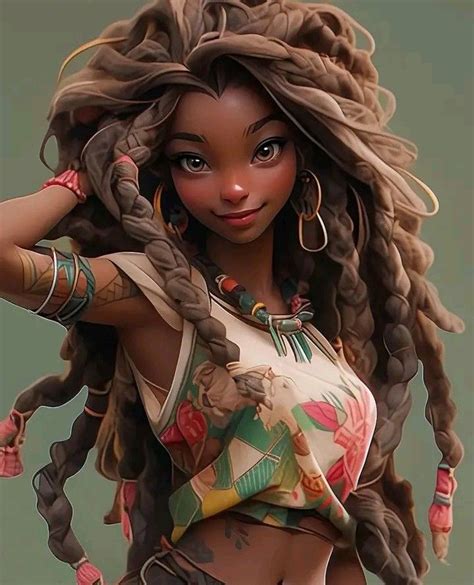 Black Cartoon Girl Cartoon Cartoon Art Female Character Design Character Design Inspiration