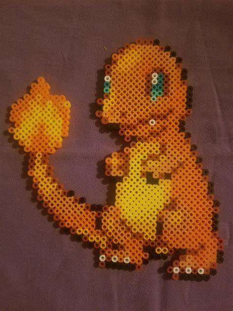 Pokemon Charmander Pixel Art Etsy