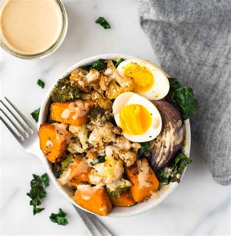 Whole30 Vegetarian Power Bowls Easy Vegetarian Recipe WellPlated