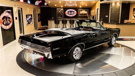 Stunning Triple Black 1965 Pontiac Gto Convertible For Sale