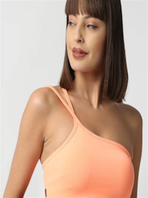 Buy Disrupt One Shoulder Bralette Crop Top Tops For Women 21867670 Myntra