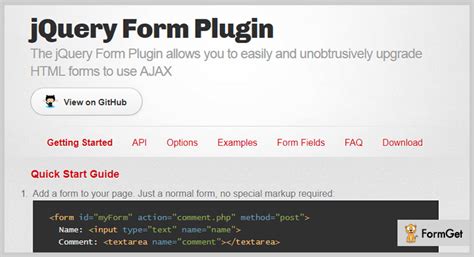 5 Best Jquery Form Plugins Free And Paid Formget