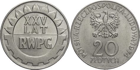 Polen Volksrepublik Zloty Mw Jahre Comecon Vz Ma Shops