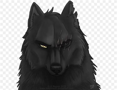 How To Draw A Black And White Wolf / Wolf drawing clipart free design ...