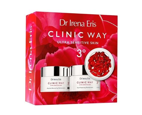 Dr Irena Eris CLINIC WAY ZESTAW 3 Dermokrem na dzień 50ml Krem na