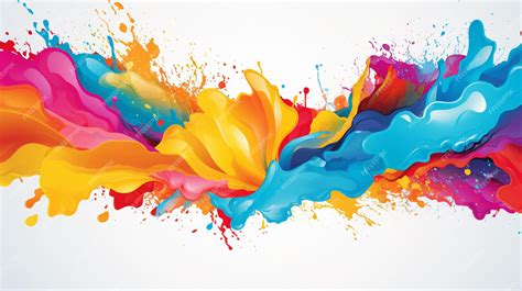 Premium Photo | Colorful Paint Splash Background