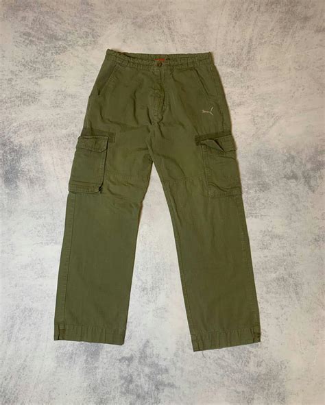 Puma × Streetwear × Vintage Puma Vintage Military Style Cargo Pants In