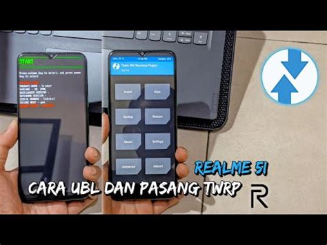 Cara Ubl Dan Pasang Twrp Di Realme I Trinket Rmx Tutorial