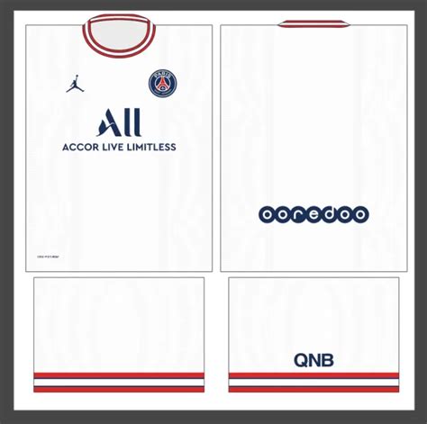 Arte Vetor Camisa Paris Saint Germain Psg Cuarta Equipacion