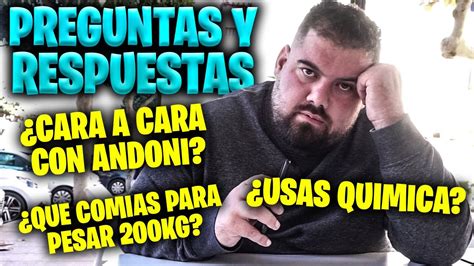 CARA A CARA CON ANDONI QUIEN ES EL MÁS FALSO DEL FITNESS Preguntas y