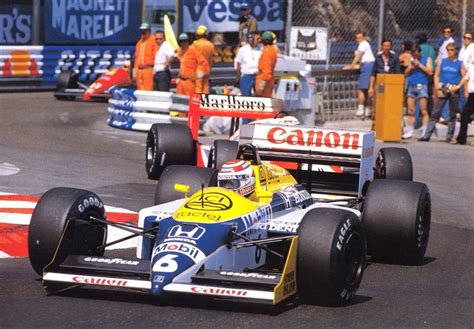 Nelson Piquet Williams Honda Fw11b 1987 Monaco Gp Monte Carlo Racing