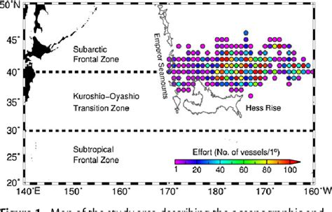 Figure 1 from Ensemble squid habitat model using three-dimensional ocean data | Semantic Scholar