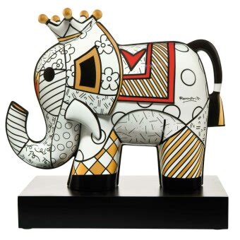 Romero Britto S Nger Pop Art Figur Mit Holzsockel Limitiert Cm