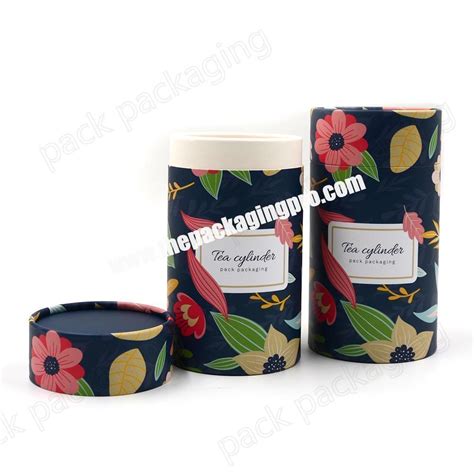 Food Grade Green Tea Coffee Paper Tube Packaging Kraft Paper Tubes Biodegradable