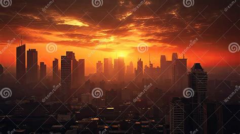 Line Yellow Sunset Sky Stock Illustration Illustration Of Nature 313829754