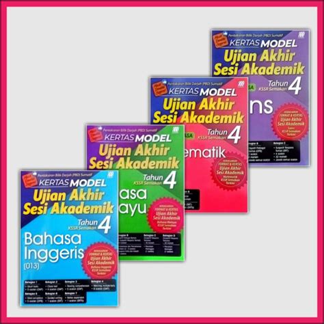 Sasbadi Kertas Model Ujian Akhir Sesi Akademik Tahun 4 Shopee Malaysia