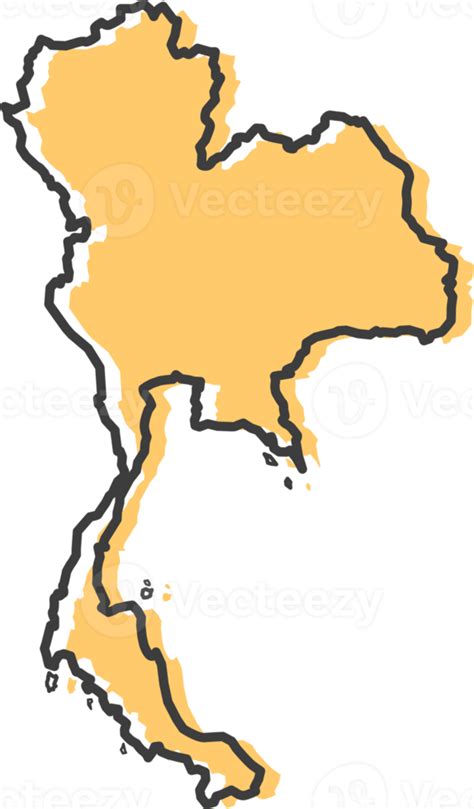 Thailand Map Icon Thailand Flat Icon Png