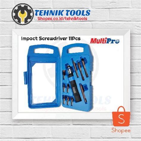 Jual Obeng Ketok Obeng Impact Driver Set 11 Pcs Set Multipro Obeng